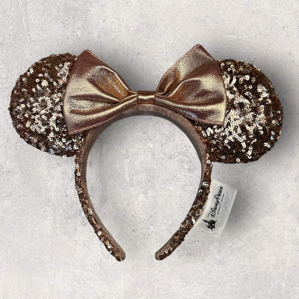 Disney - Original Rose Gold Sequin Minnie Ears